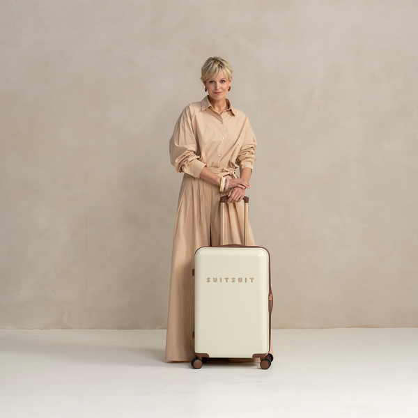 Fab Seventies - Antique White - Check-in (66 cm)