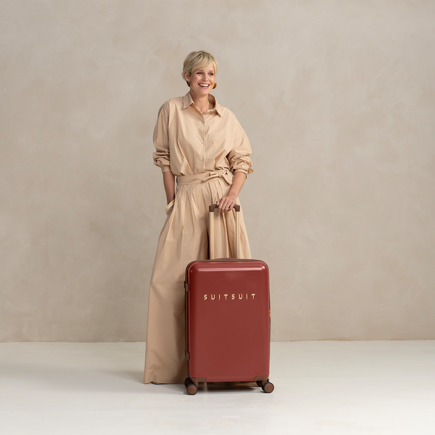 Fab Seventies - Red Ochre - Check-in (66 cm)