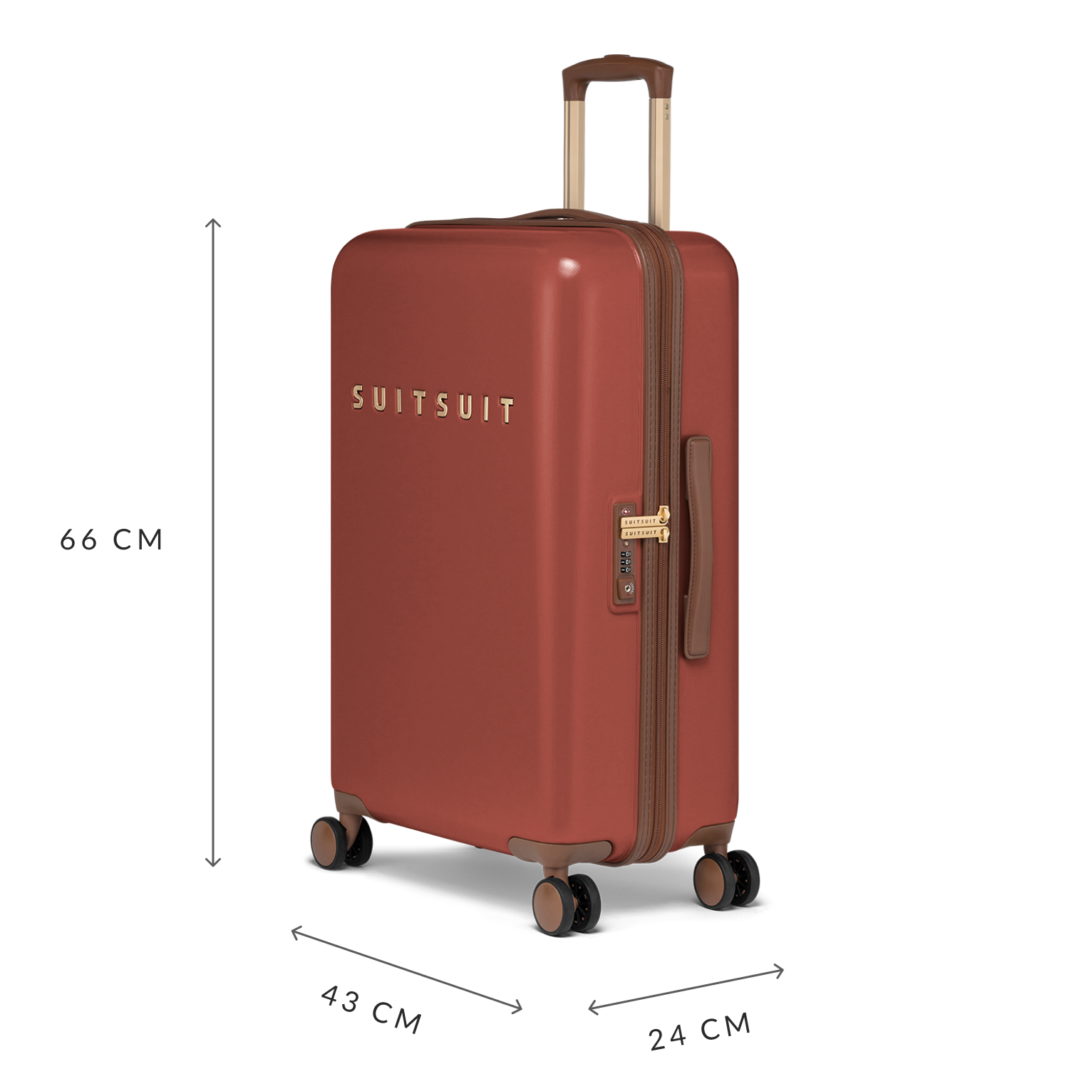Fab Seventies - Red Ochre - Check-in (66 cm)
