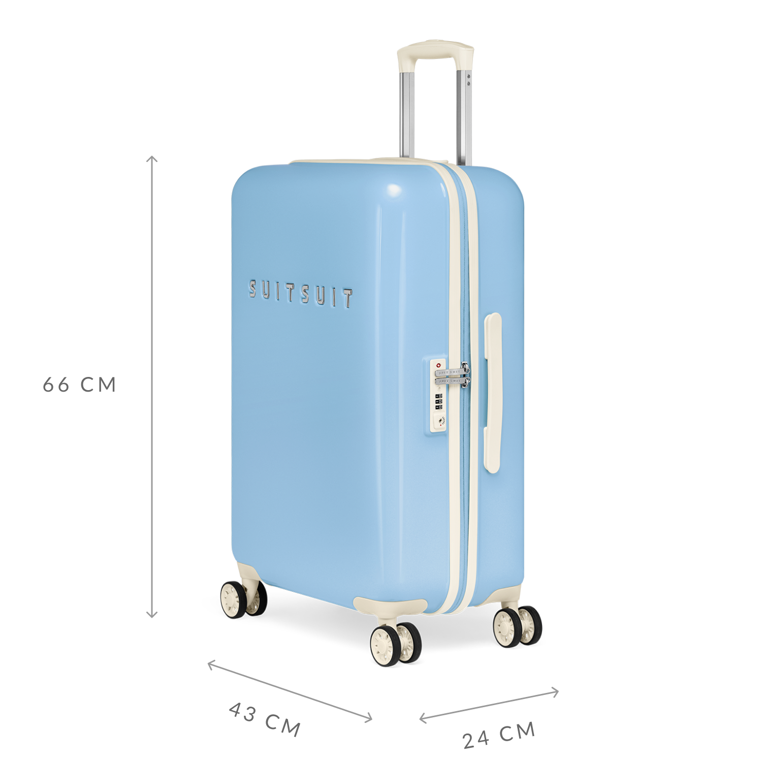 Fabulous Fifties - Chambray Blue - Check-in (66 cm)