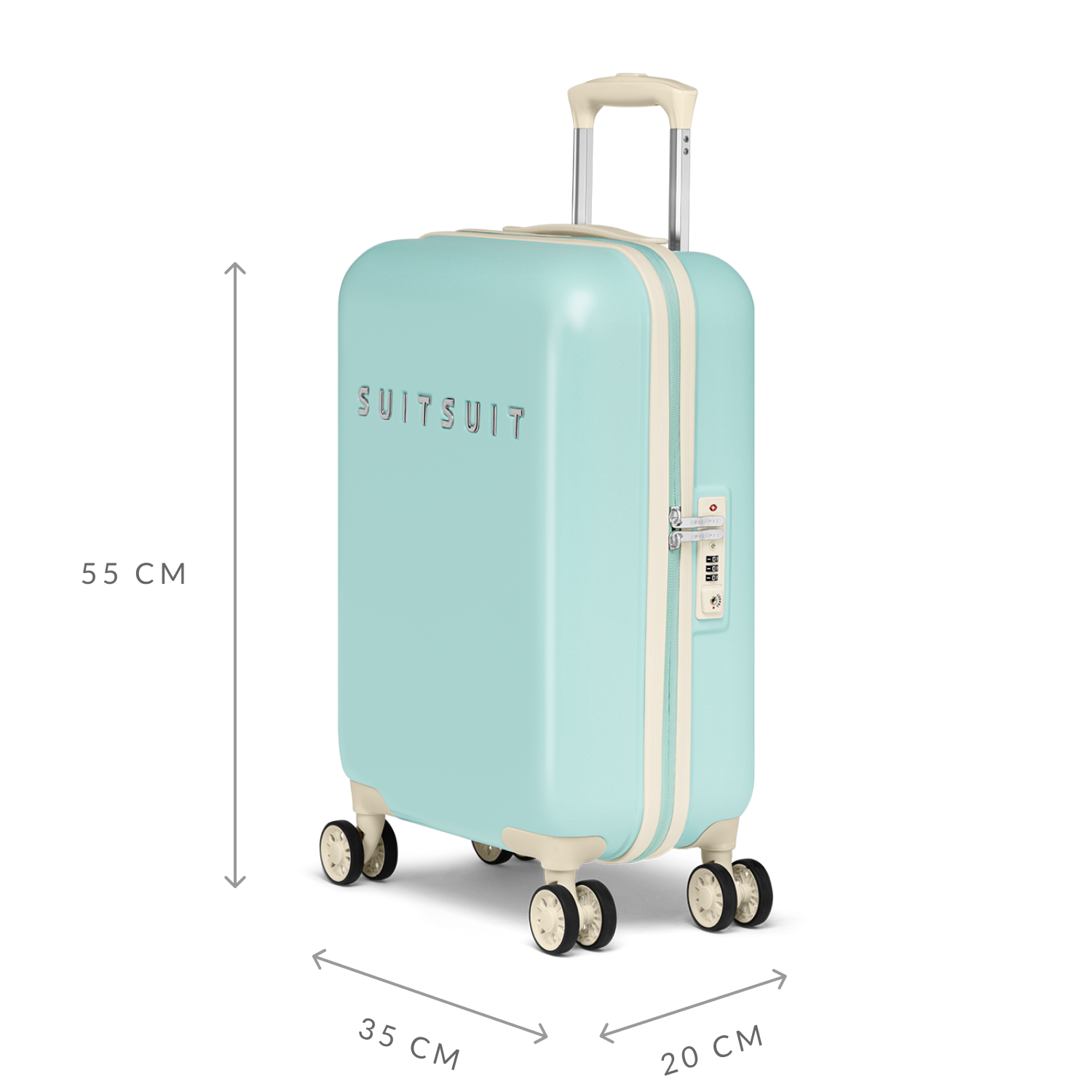 Fabulous Fifties - Luminous Mint - Carry-on (55 cm)