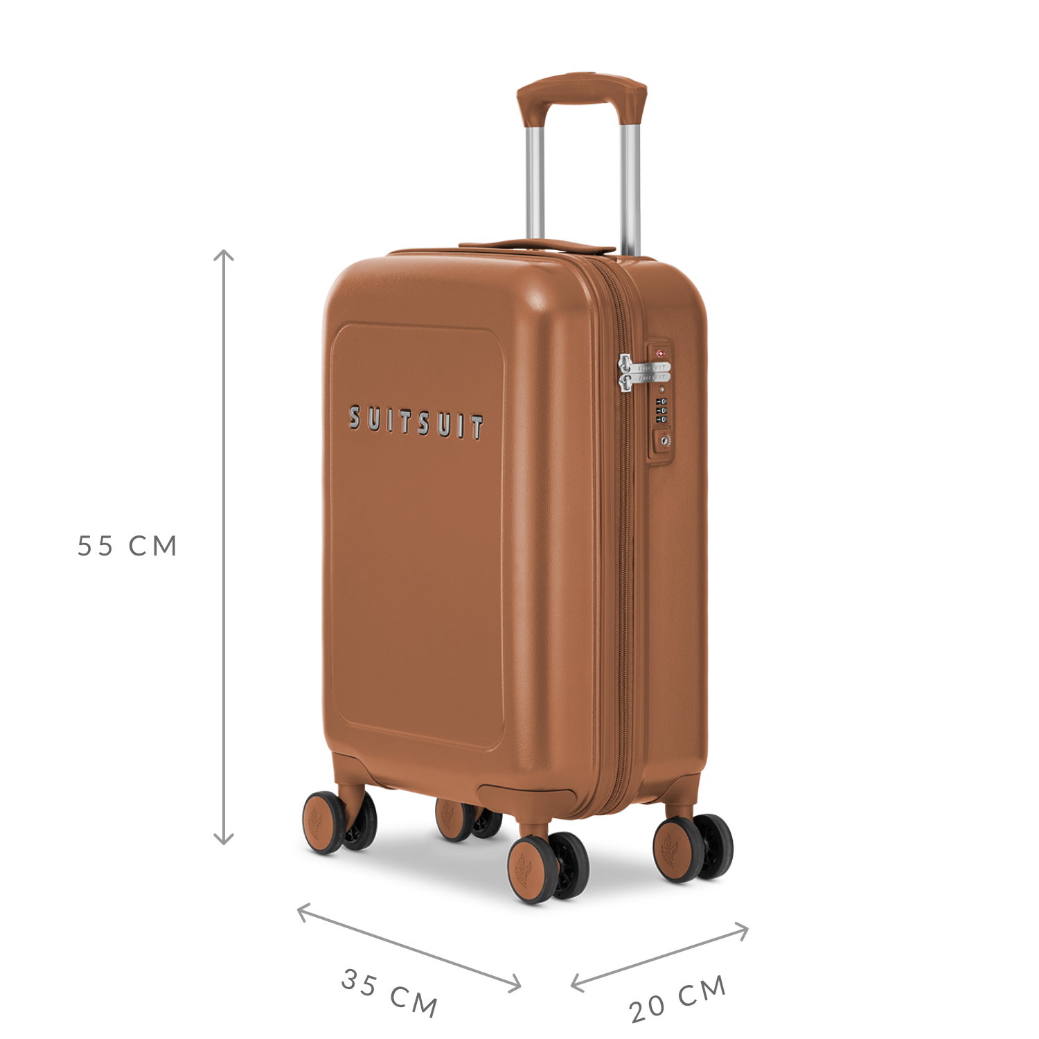 Natura - Maroon Oak - Carry-on (55 cm)