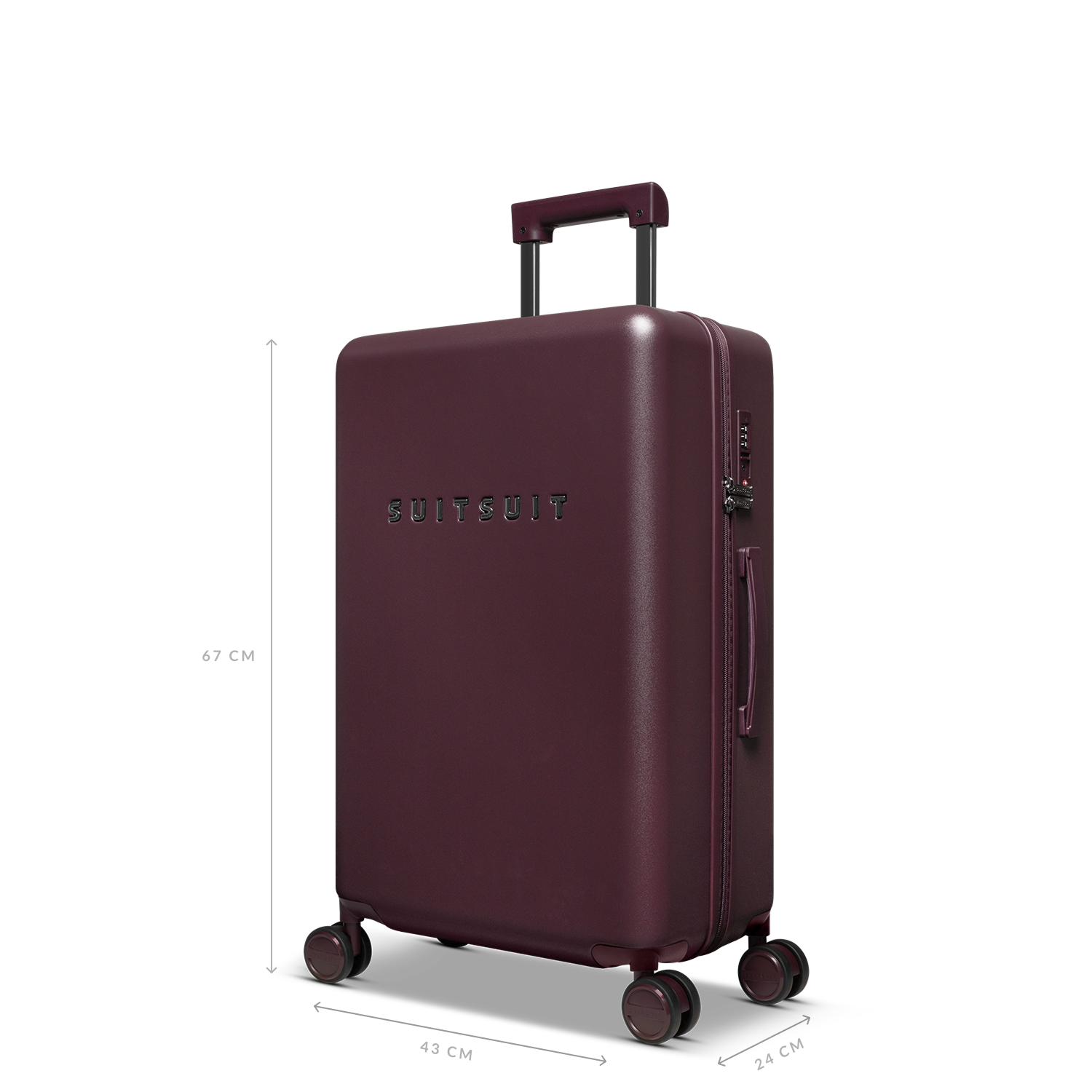 Mystique - Cherry Lacquer - Check-in (66 cm)
