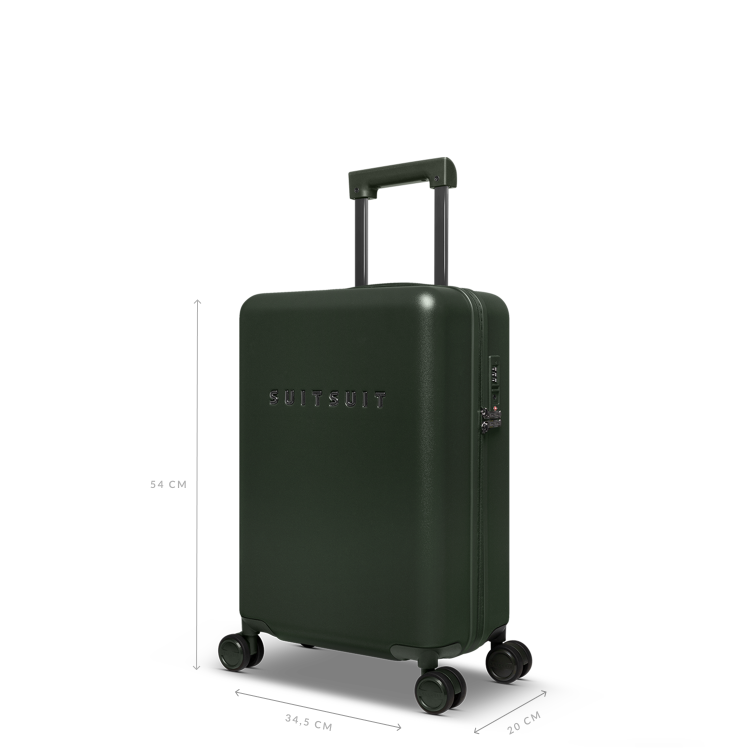 Mystique - Dark Olive - Carry-on (55 cm)