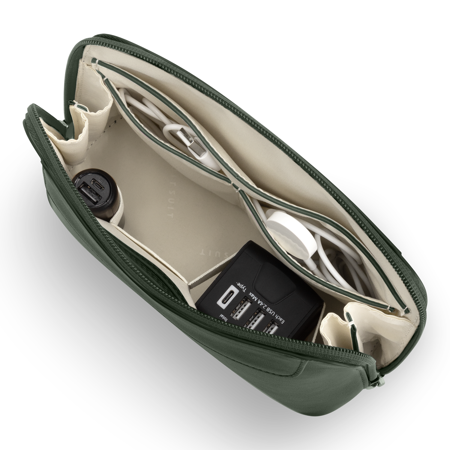 Mystique - Dark Olive - Laptop Accessories Bag
