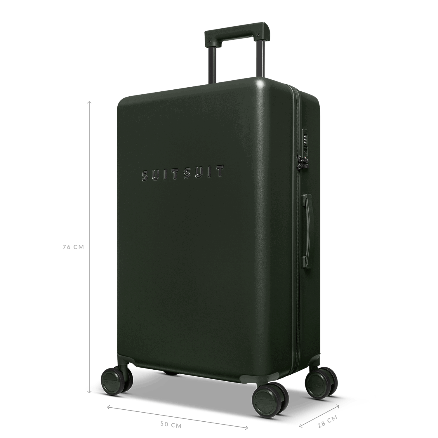 Mystique - Dark Olive - Luggage Set (55/66/76 cm)