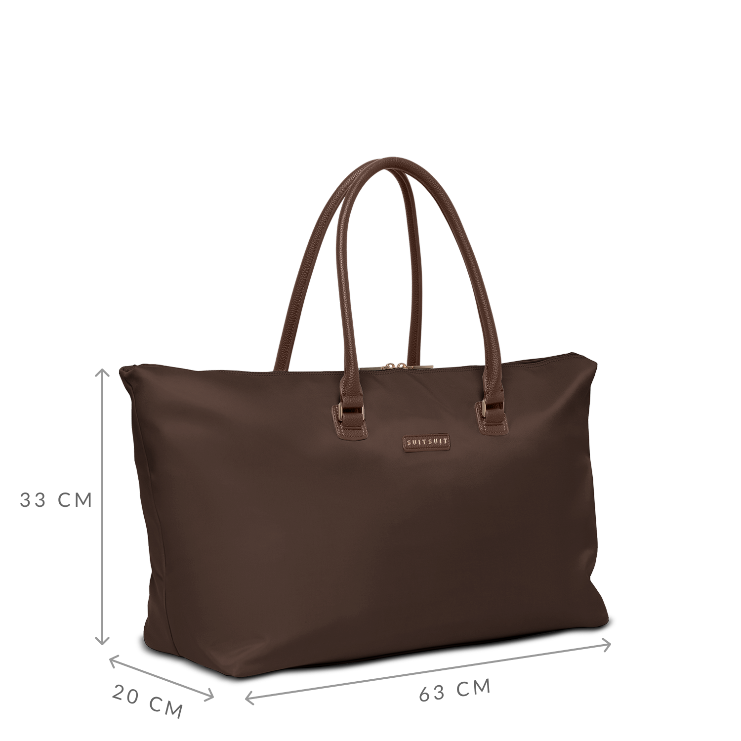 Fab Seventies - Cocoa Brown - Travel Tote
