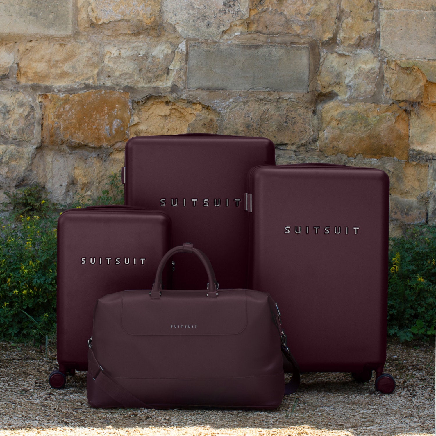 Mystique - Cherry Lacquer - Luggage Set (55/66/76 cm)