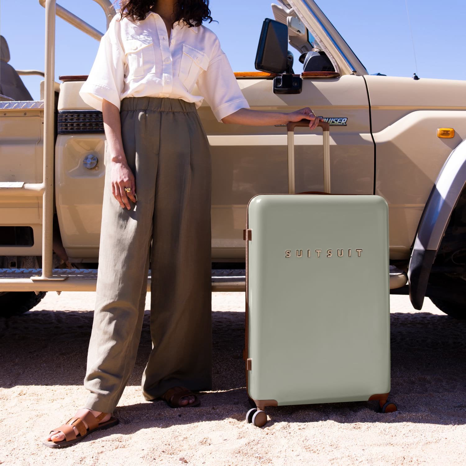 Fab Seventies - Sustained Grey - Check-in (76 cm)