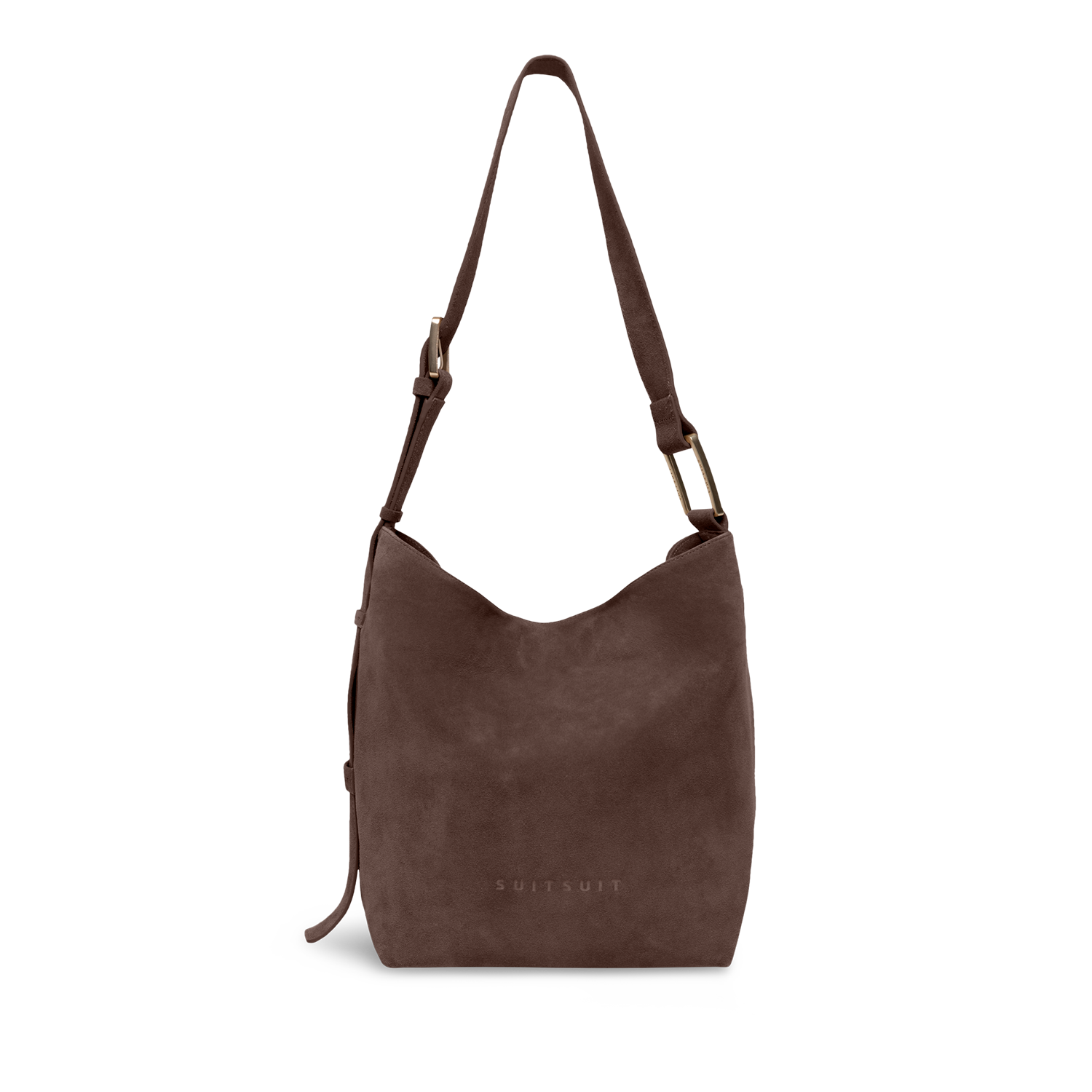 Fab Seventies Special Edition - Chocolate Brown - Slouchy Bag (Suede)