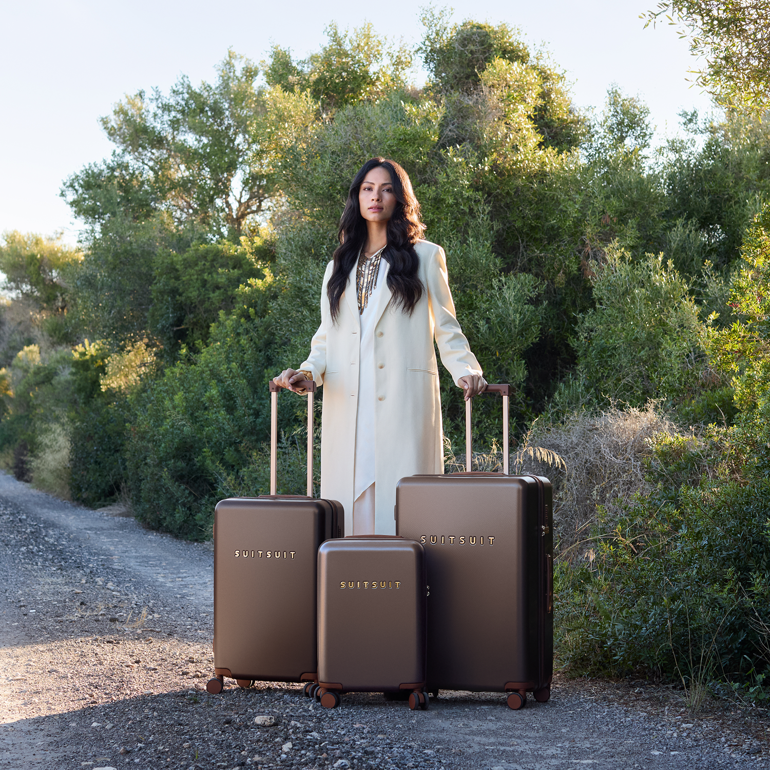 Fab Seventies Special Edition - Chocolate Brown - Trio Set (55/66/76 cm)