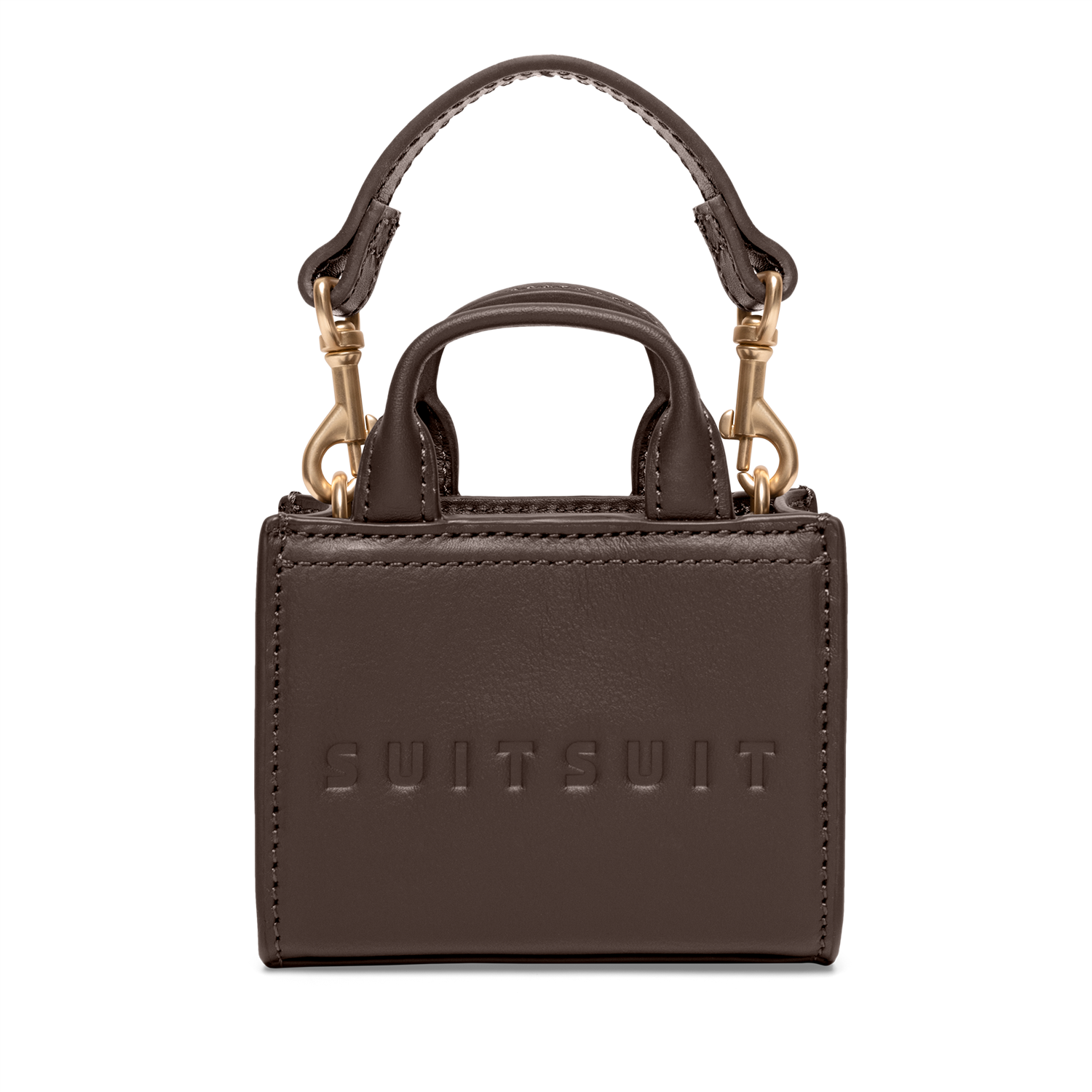 Fab Seventies Special Edition - Chocolate Brown - Micro Cross Body Bag (Smooth Leather)