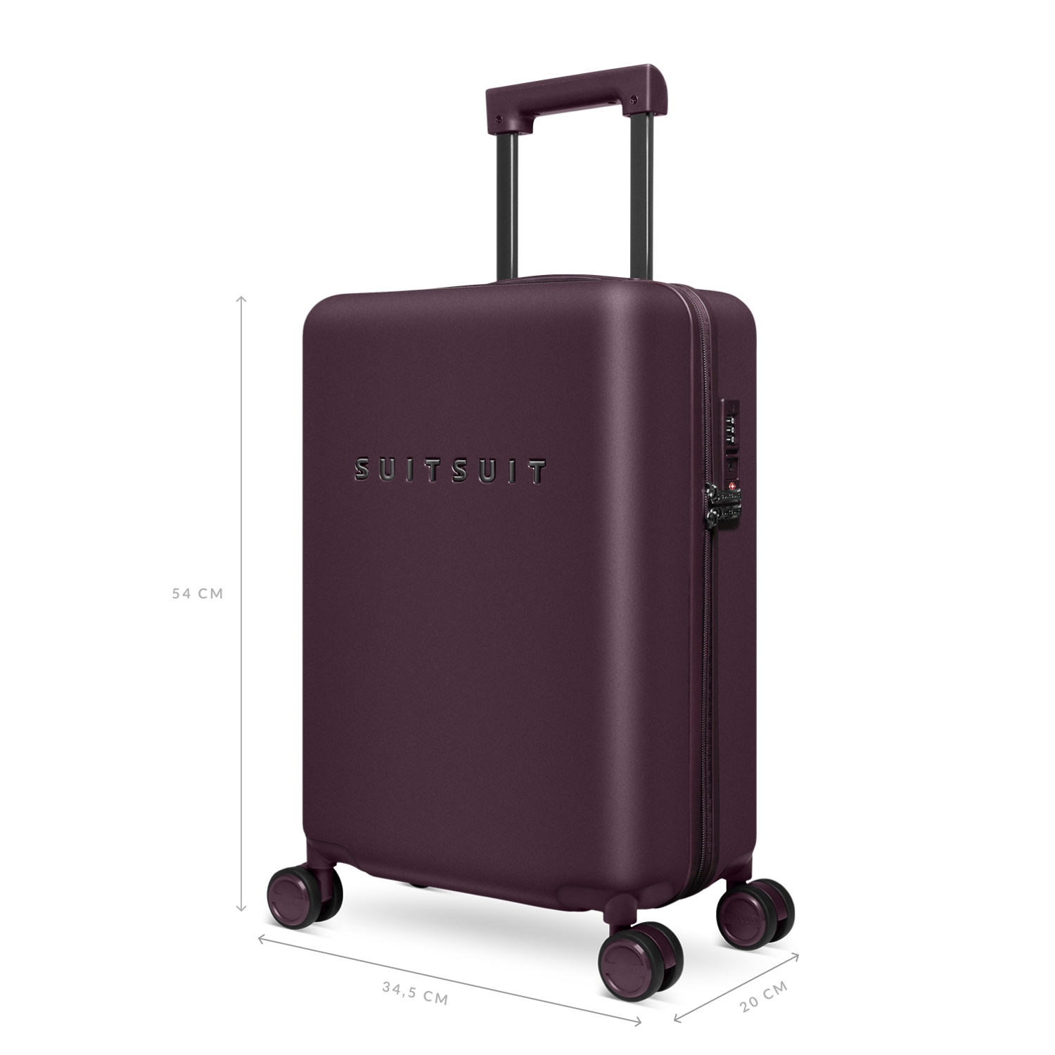 Mystique - Cherry Lacquer - Luggage Set (55/66/76 cm)