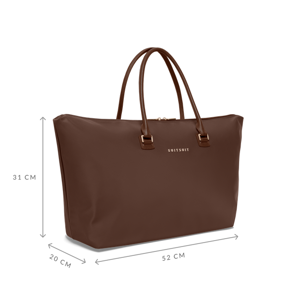 Serenity - Chocolate Brown - Travel Tote