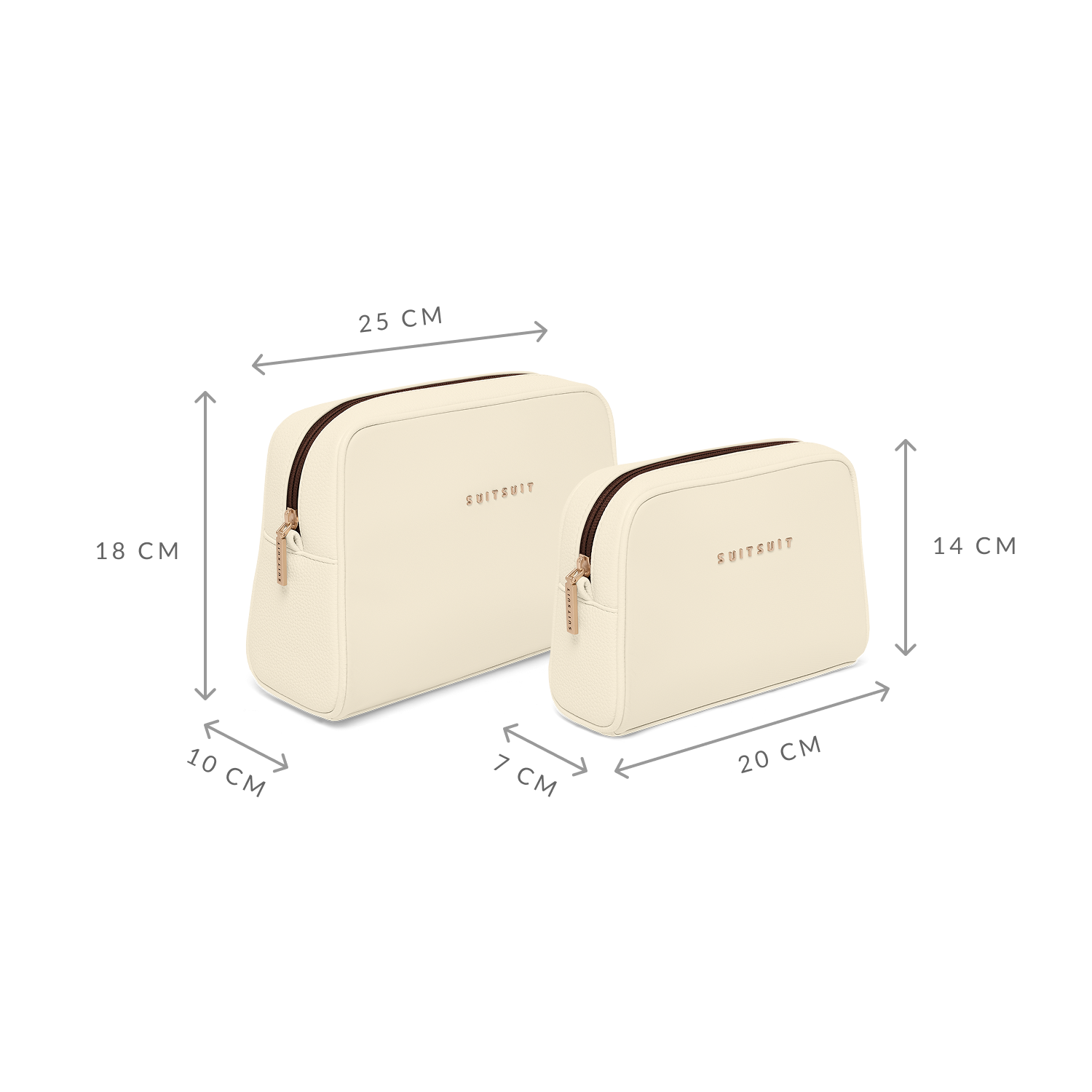 Serenity - Whisper White - Toiletry Bag XL & Make-up Bag