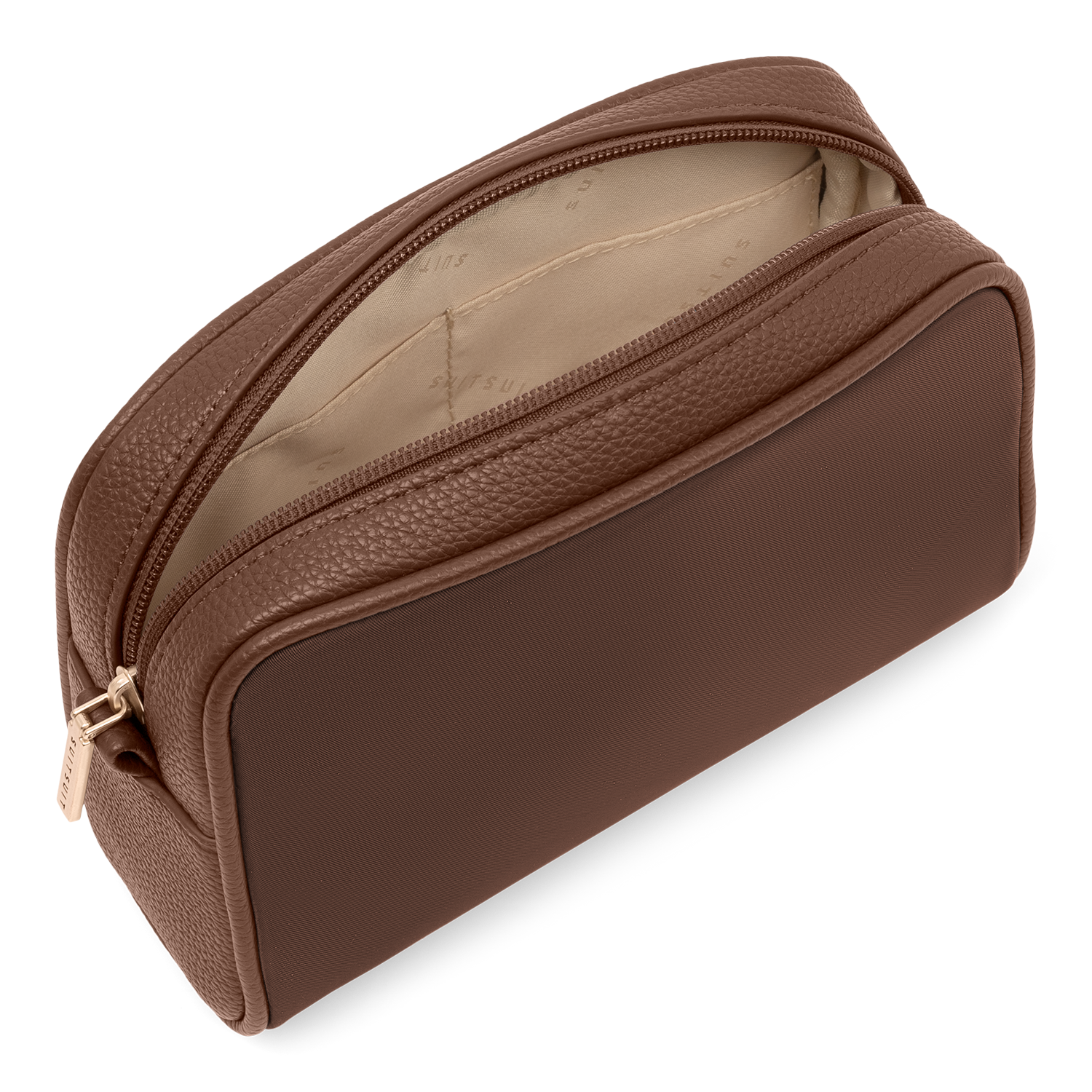 Serenity - Chocolate Brown - Toiletry Bag XL & Make-up Bag