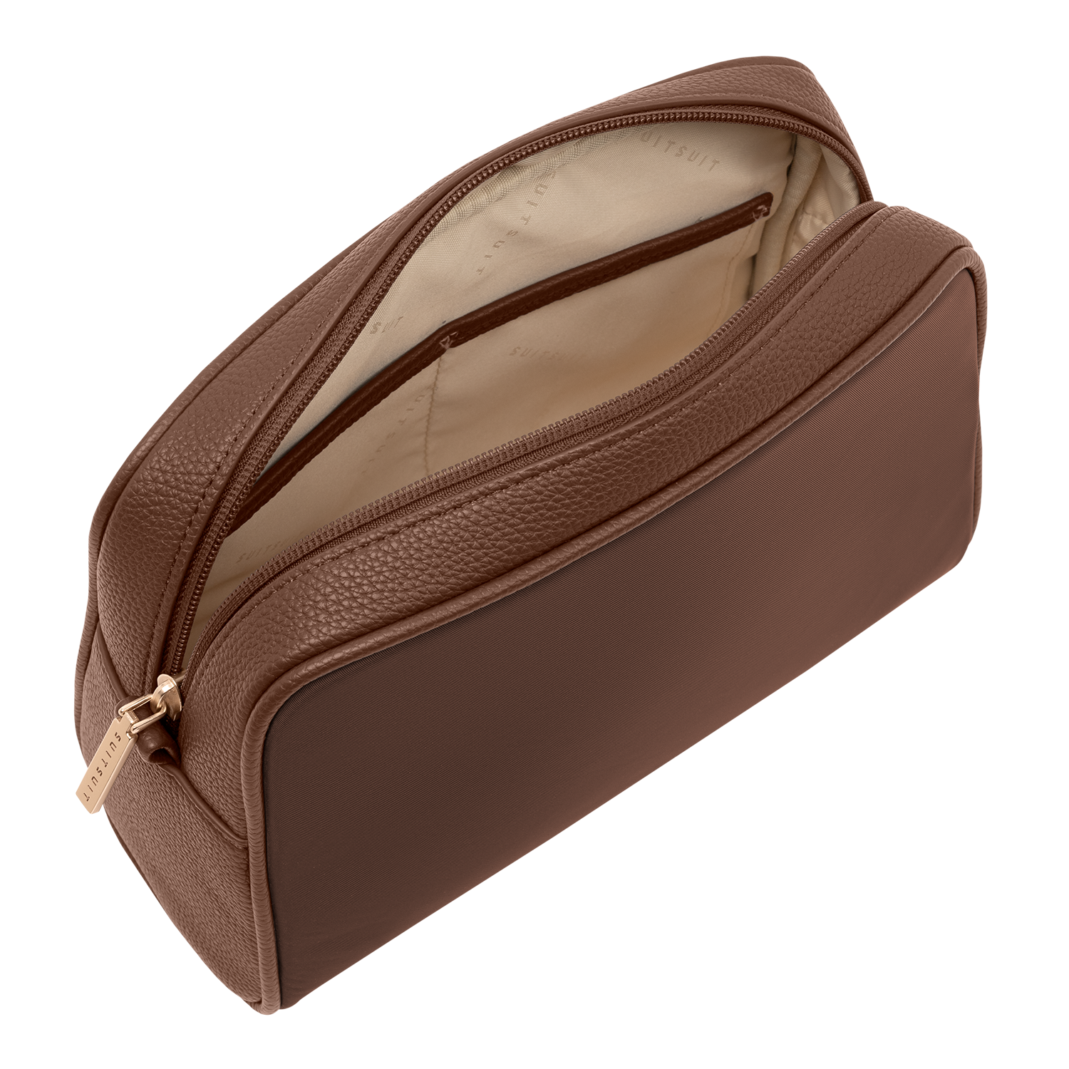 Serenity - Chocolate Brown - Toiletry Bag XL & Make-up Bag