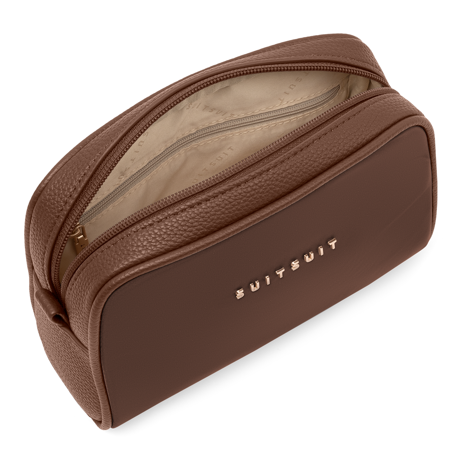 Serenity - Chocolate Brown - Toiletry Bag XL & Make-up Bag