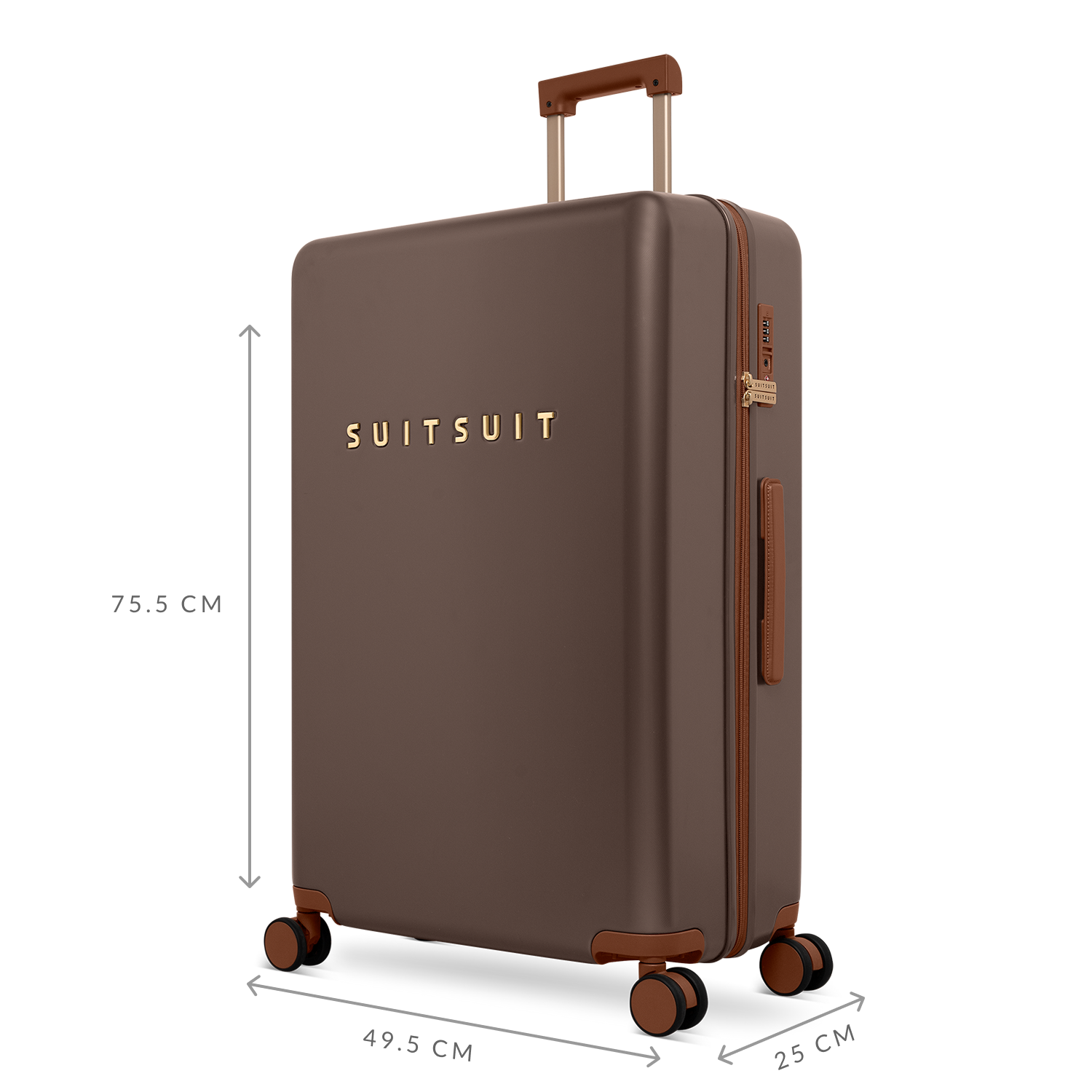 Serenity - Chocolate Brown - Check-in (76 cm)