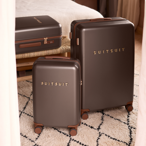 Serenity - Chocolate Brown - Luggage Set (55/66/76 cm)