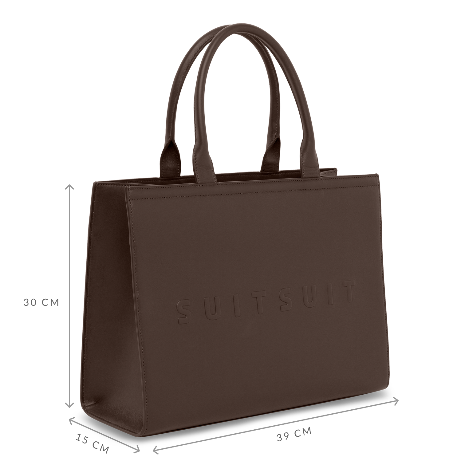 Serenity - Chocolate Brown - Shopper (Smooth Leather)