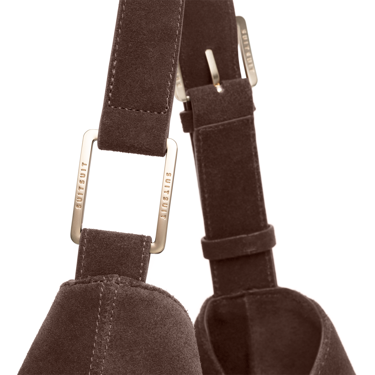 Serenity - Chocolate Brown - Slouchy Bag (Suede)