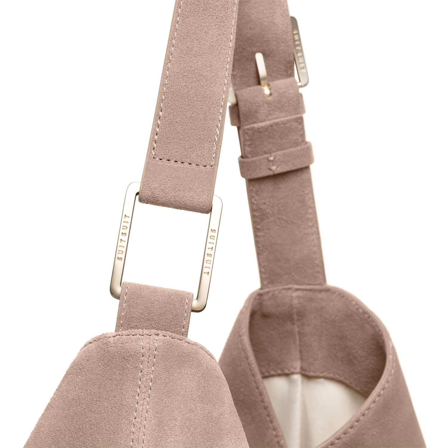 Serenity - Sandy Brown - Slouchy Bag (Suede)