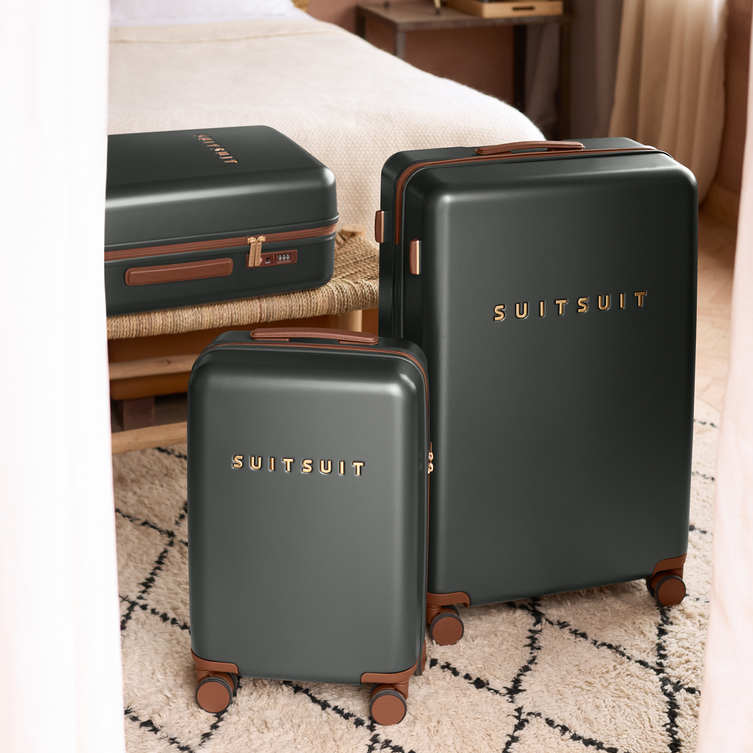 Serenity - Atlantic Deep - Luggage Set (55/66/76 cm)