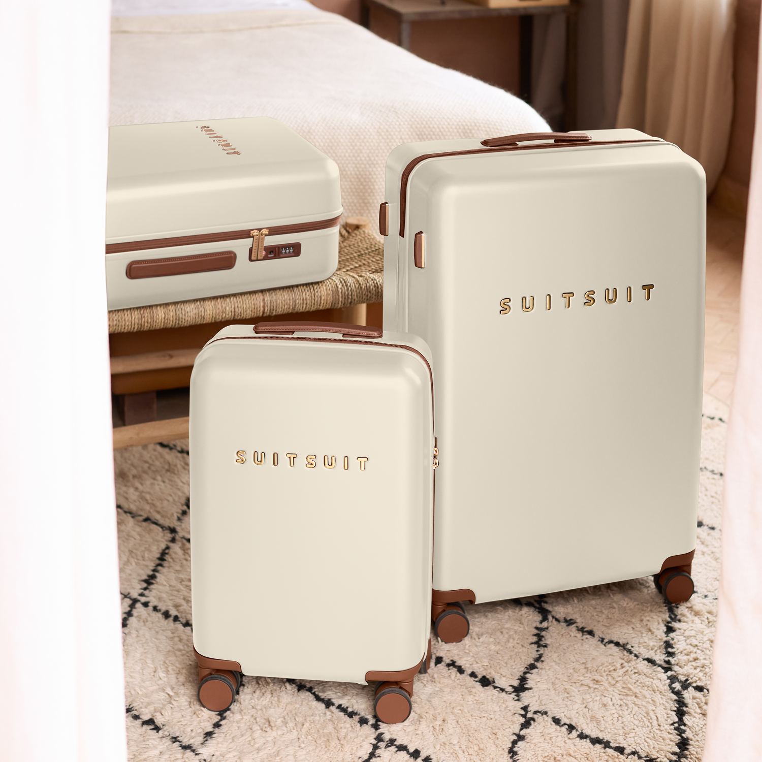 Serenity - Whisper White - Luggage Set (55/66/76 cm)