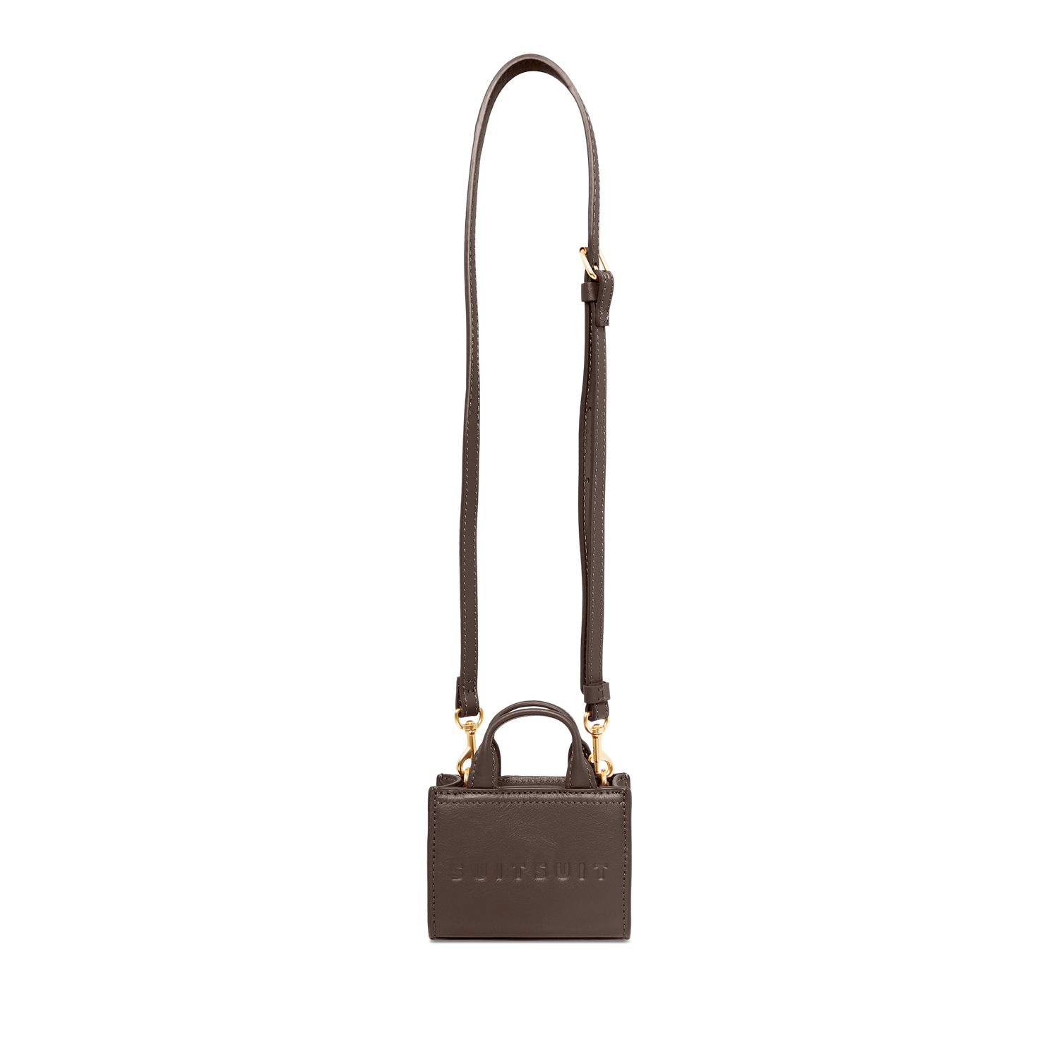 Fab Seventies Special Edition - Chocolate Brown - Micro Cross Body Bag (Smooth Leather)