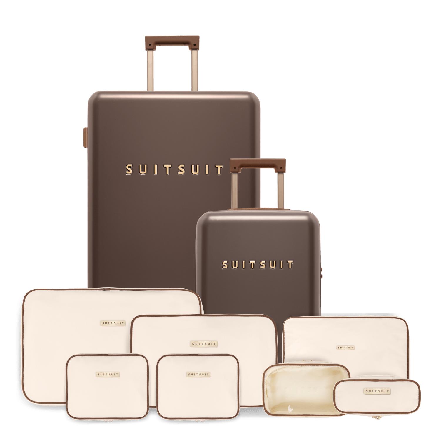 Fab Seventies Special Edition - Chocolate Brown - Perfect Packing Set (55/76 CM)