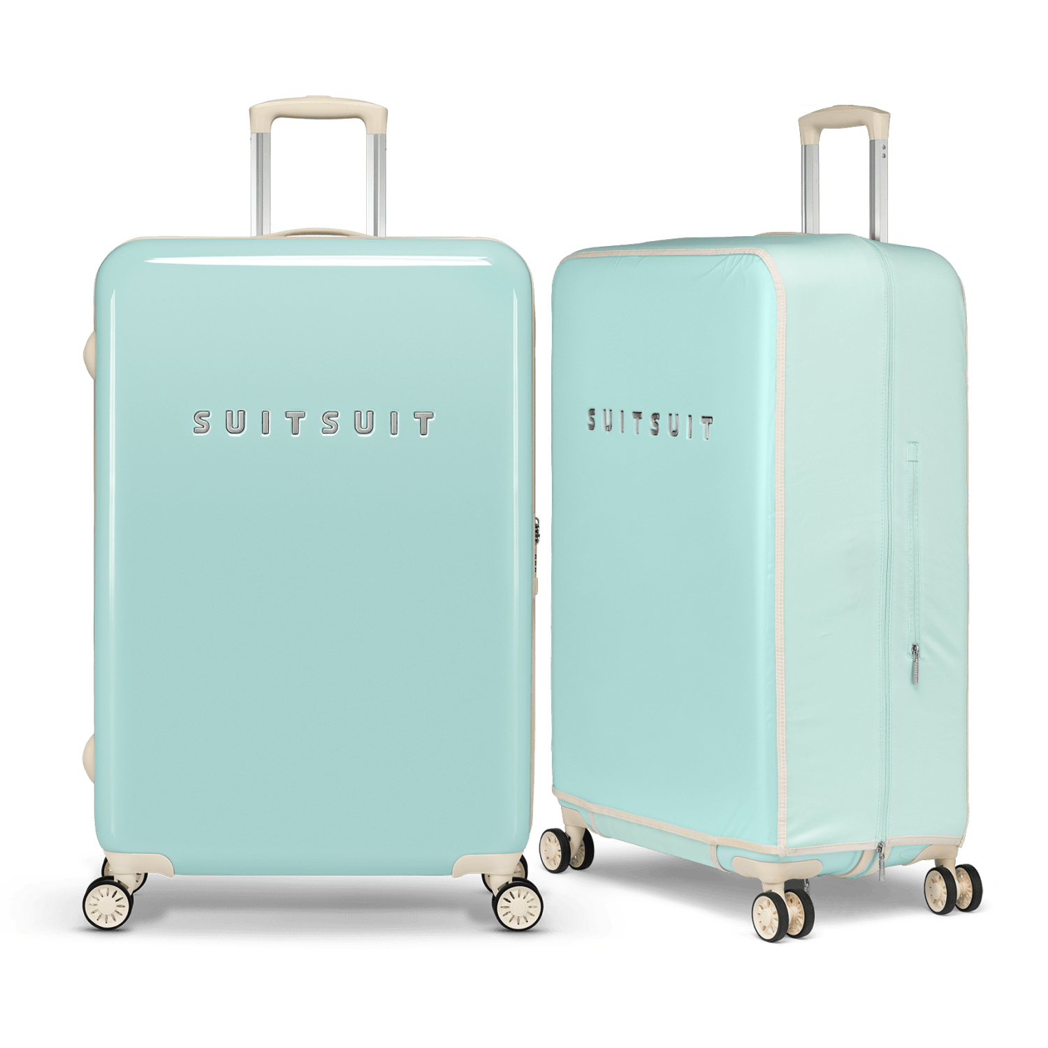 Fabulous Fifties - Luminous Mint - Check-in (76 cm)