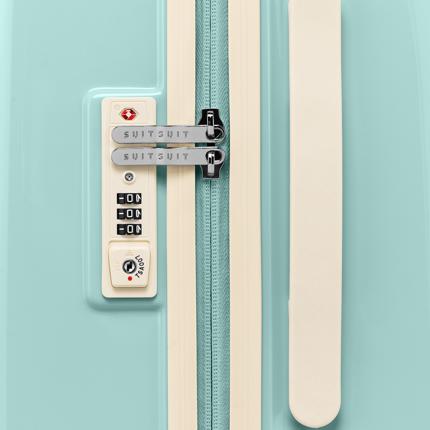 Fabulous Fifties - Luminous Mint - Check-in (76 cm)