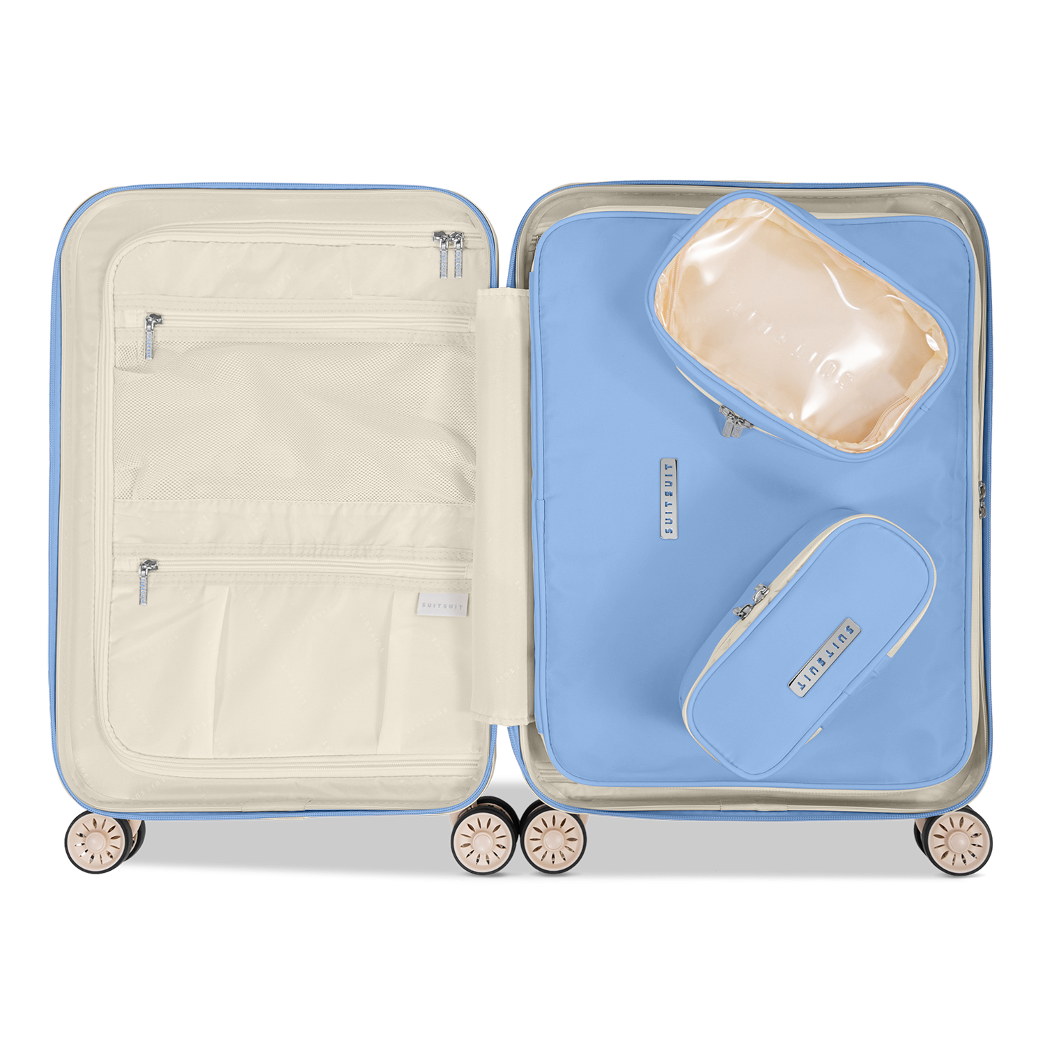 Fabulous Fifties - Alaska Blue - Packing Cube Set (55 cm)