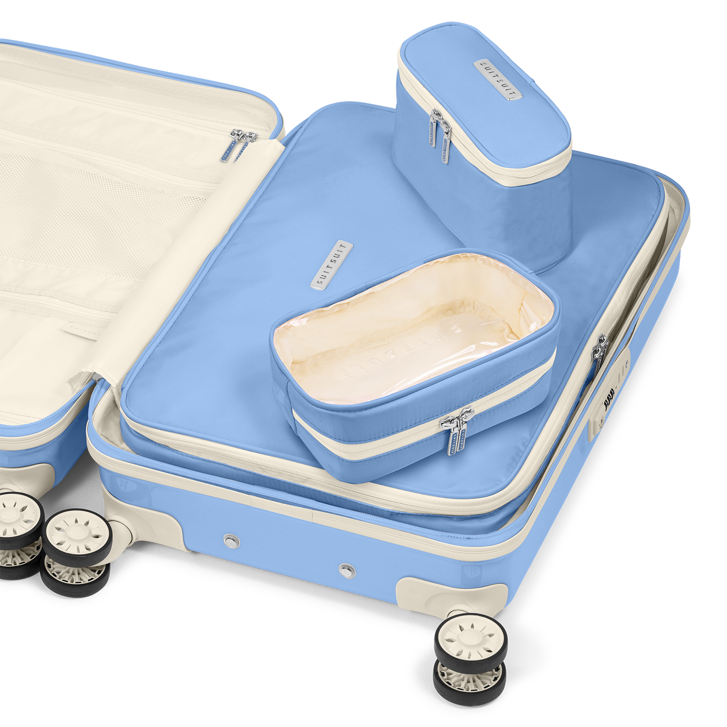 Fabulous Fifties - Alaska Blue - Packing Cube Set (55 cm)